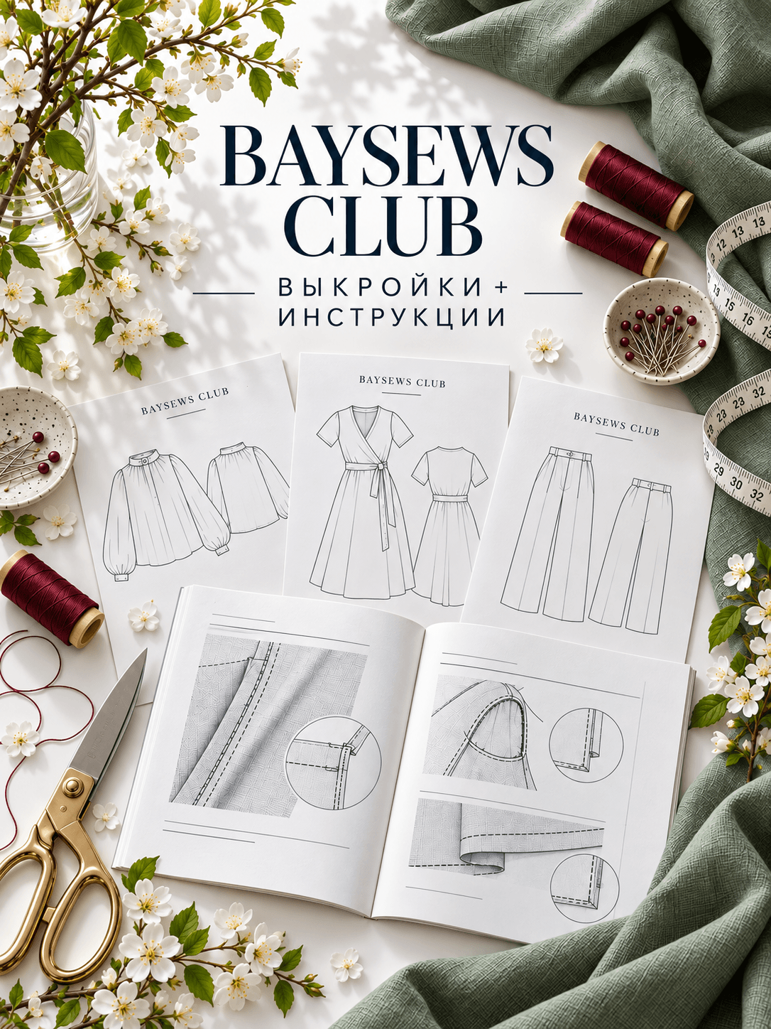 BAYSEWS CLUB: Выкройки с инструкциями